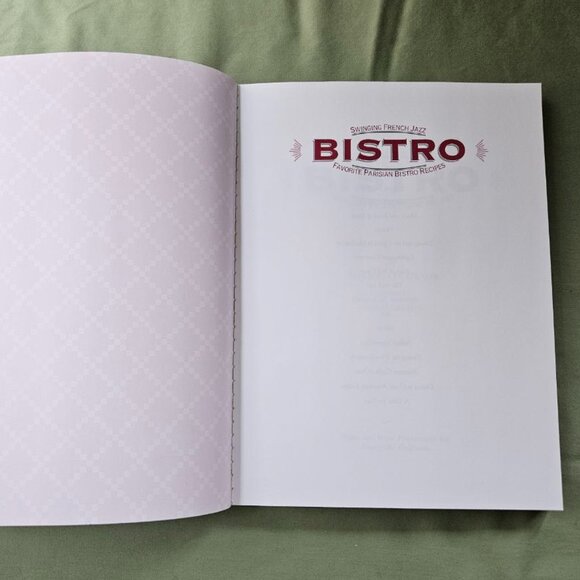 Swinging French Jazz Bistro CookBook (NO CD) by Sharon O'Connor -‎ Paperback - Picture 2 of 10